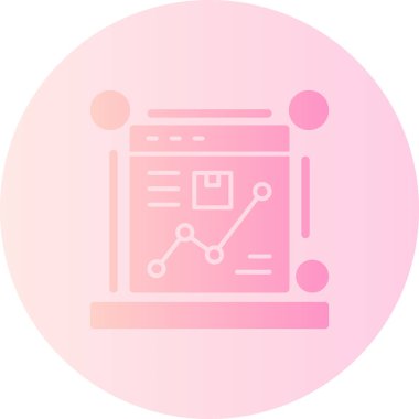 seo modern simgesinin vektör illüstrasyonu