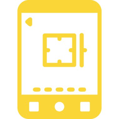 cep telefonu simgesi, basit tasarım