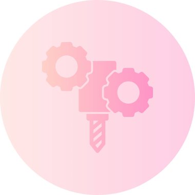 Anahtar. Web simgesi basit illüstrasyon