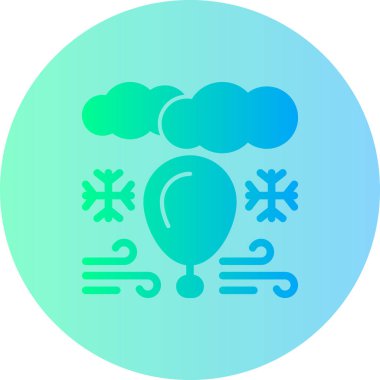 Hava durumu. Web simgesi vektör illüstrasyonu