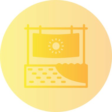 dizüstü bilgisayar web simgesi basit tasarım