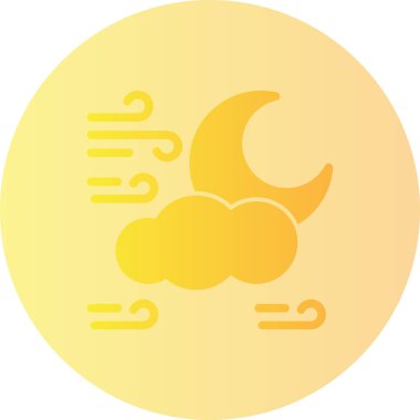 Hava durumu simgesi, vektör illüstrasyonu