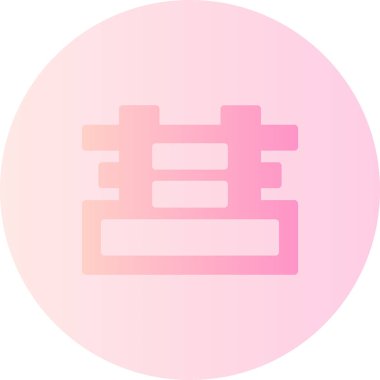 Çin ikonu vektör illüstrasyonu