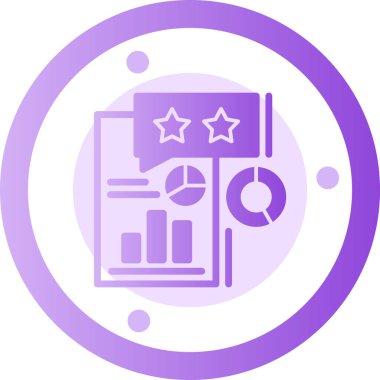 Bir yıldızın modern tasarımının vektör çizimi