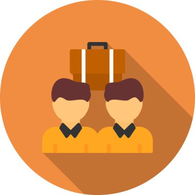 Seyahat simgesinin vektör illüstrasyonu