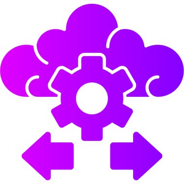 dişli ayarları simgesi düz stil. dişli vektör illüstrasyonu.