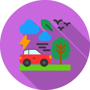 araba vektör simgesi modern basit illüstrasyon