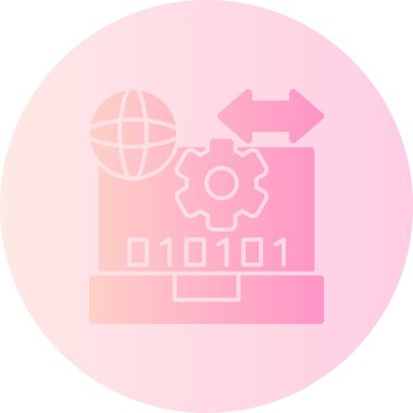 seo modern simgesinin vektör illüstrasyonu