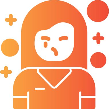 Avatar simgesi, vektör illüstrasyonu