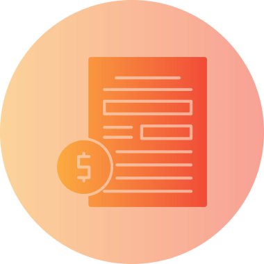 Dolar vektör simgesi