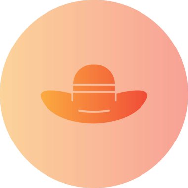 kovboy simge vektör çizim