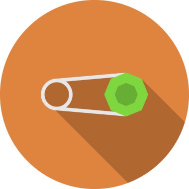 Kalem. Web simgesi basit illüstrasyon