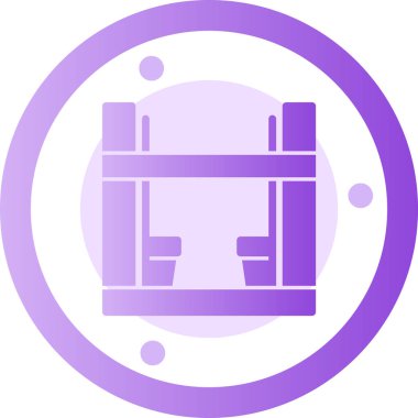 Modern b 'nin vektör illüstrasyonu eksik simgesi