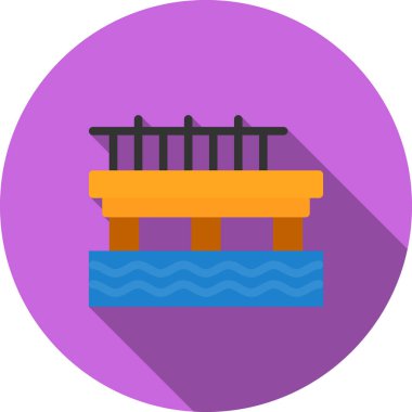 Su. Web simgesi basit illüstrasyon