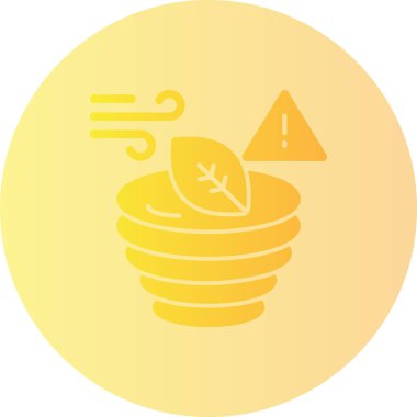 Çevresel doğa simgesi düz biçimdedir