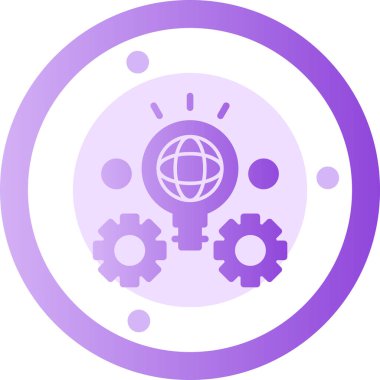 Global Business. Basit illüstrasyon