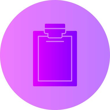 Şişe. Web simgesi basit illüstrasyon