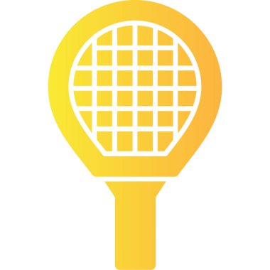 Tenis raketi. Basit resimleme