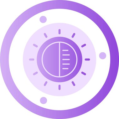 Benzersiz radar vektör simgesi