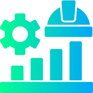 iş grafiği vektör simgesi