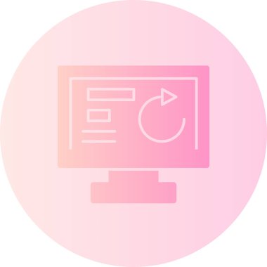 seo modern simgesinin vektör illüstrasyonu