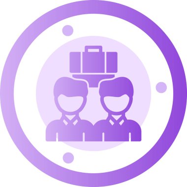 İş adamları. Basit tasarım