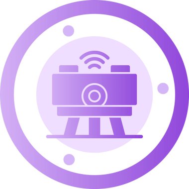 Kamera. Web simgesi basit illüstrasyon