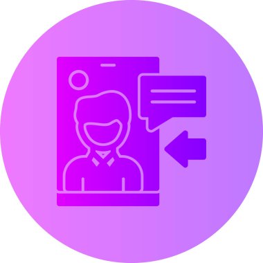 Kabarcığı olan bir adamın vektör çizimi