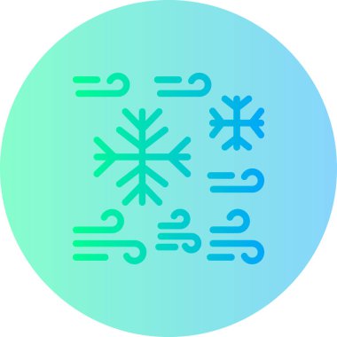 Bir kar tanesinin vektör çizimi