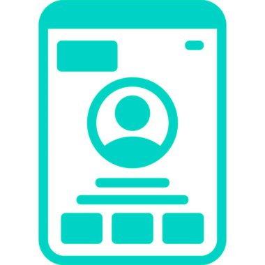 mobil simge vektör illüstrasyonu