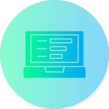 Seo simgesinin vektör illüstrasyonu