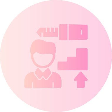 kullanıcı. Web simgesi basit illüstrasyon