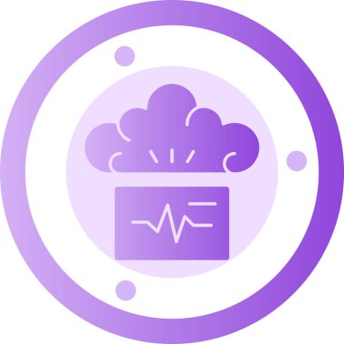 veri depolama simgesi vektör illüstrasyonu