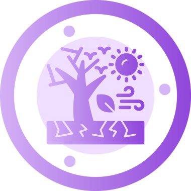 Eşsiz Güneş Vektörü Kabartma Simgesi