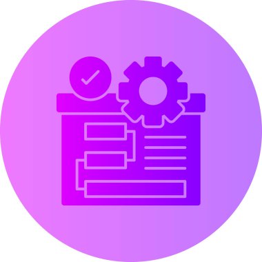 Belge simgesinin vektör illüstrasyonu