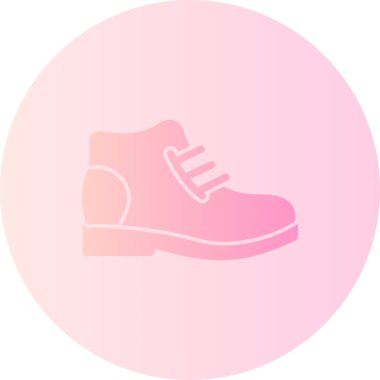 Bir çift pembe ayakkabının vektör çizimi.