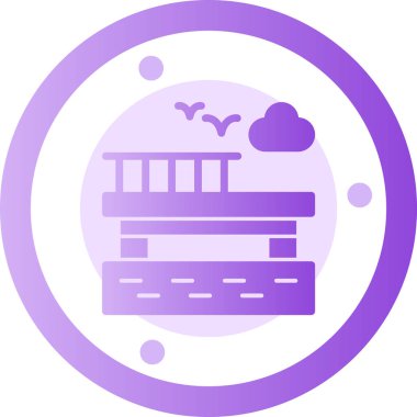 Kek. Web simgesi basit illüstrasyon