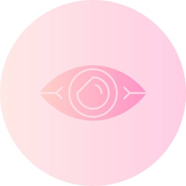 Göz simgesi vektör illüstrasyonu