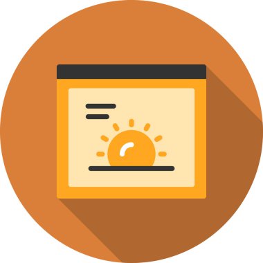 Web tarayıcı vektör çizimi