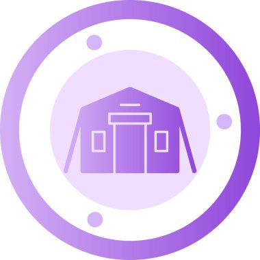 Modern yapı simgesinin vektör illüstrasyonu