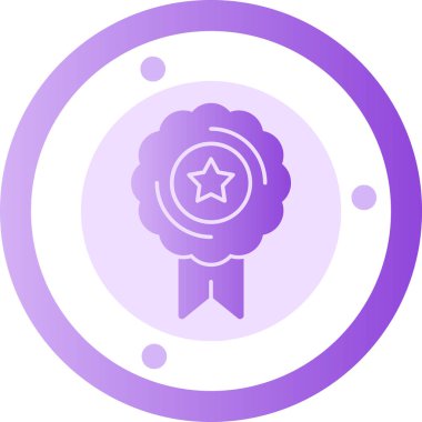 Bir yıldız simgesinin vektör illüstrasyonu