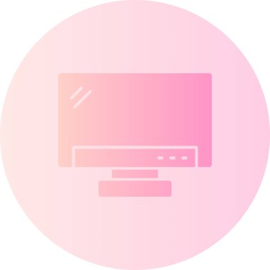 modern bilgisayar basit simgesi