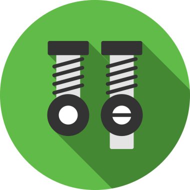 araba tamir servisi simgesi düz stil