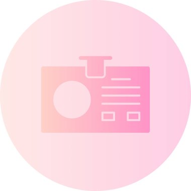 Kamera. Web simgesi basit illüstrasyon