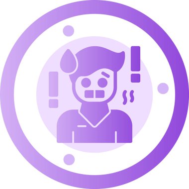 avatar. Web simgesi basit illüstrasyon