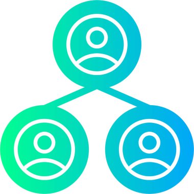 Bir grup insanın vektör çizimi