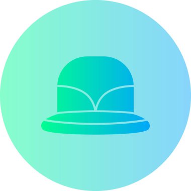 Şapka simgesi vektör illüstrasyonu