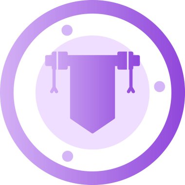 kalkan simgesi, vektör illüstrasyonu basit tasarım