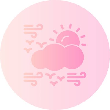 Modern bulut simgesinin vektör illüstrasyonu