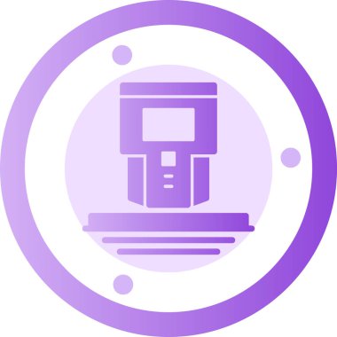 Robot simgesinin vektör illüstrasyonu